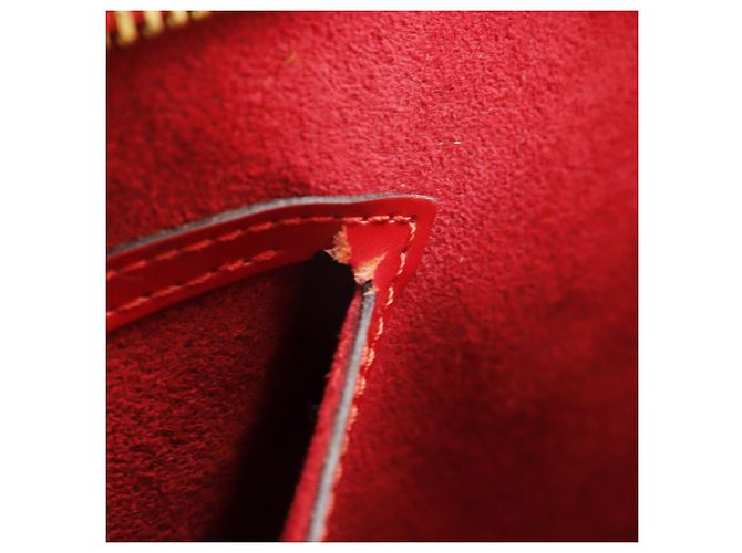 Borsa a spalla Saint-Jacques in pelle Epi Louis Vuitton M52277 Rosso - vista 8