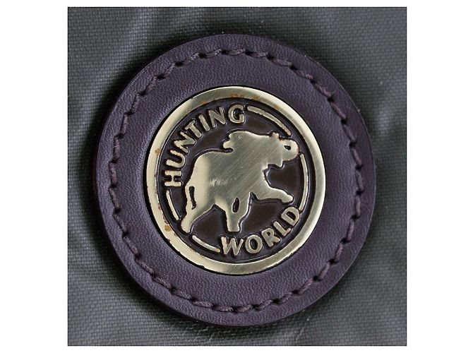 Autre Marque Borsa Boston in nylon Hunting World khaki Verde - vista 10