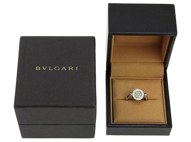Bulgari Bvlgari Ring 10.5 Lapislazuli Diamant K18 WG Silber - Ansicht 6