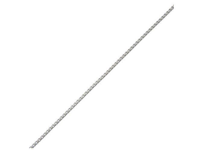 Autre Marque Platin-Diamant 3P-Halskette Silber - Ansicht 4