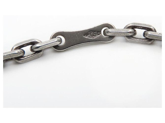Ring Hermès Porte-clés en cuir Hermes Silver925 Hippo Orange - vue 6