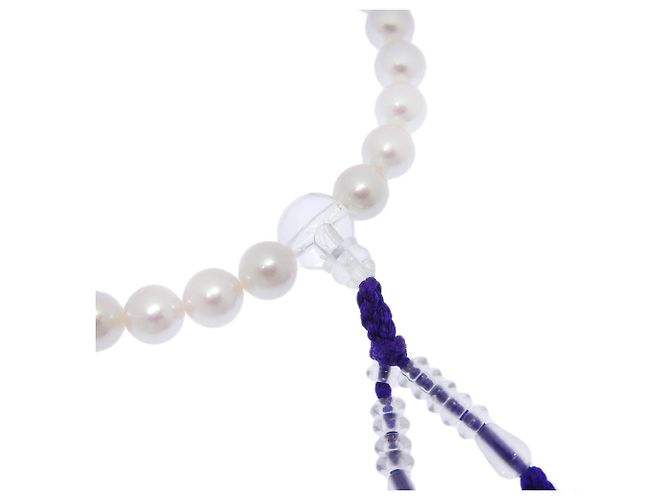 Autre Marque Bracciale in perle Akoya 7,5-9,0 mm Grigio - vista 2