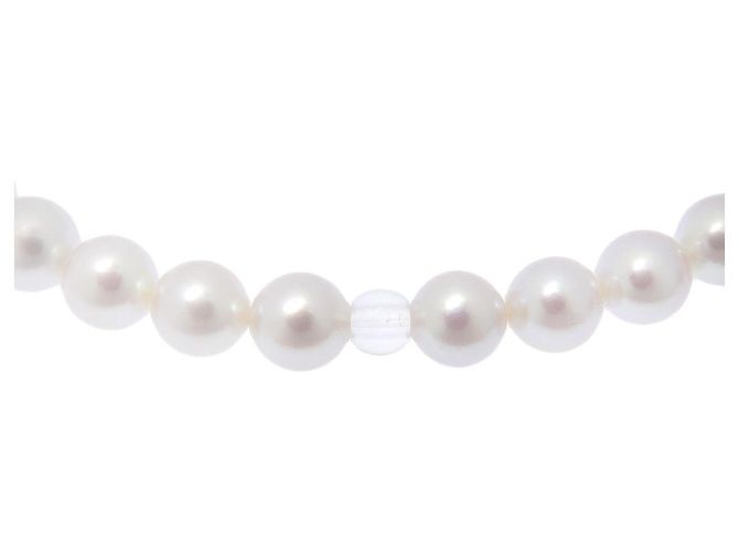 Autre Marque Bracciale in perle Akoya 7,5-9,0 mm Grigio - vista 4