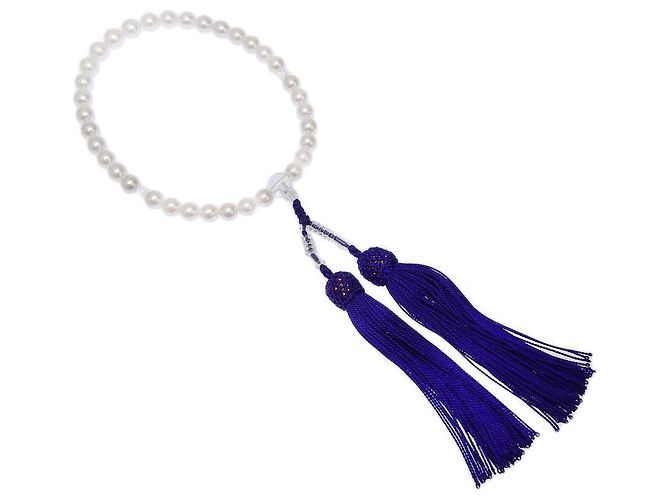Autre Marque Bracciale in perle Akoya 7,5-9,0 mm Grigio - vista 5