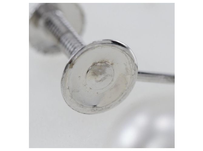 Autre Marque Orecchini in perle da 7,3 mm in oro bianco K14 Argento - vista 7
