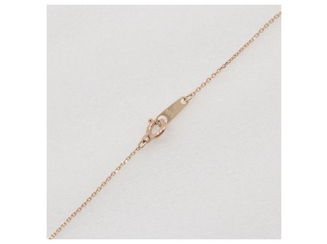 Autre Marque Colar de coração de diamante em ouro amarelo K10 Dourado - vista 4