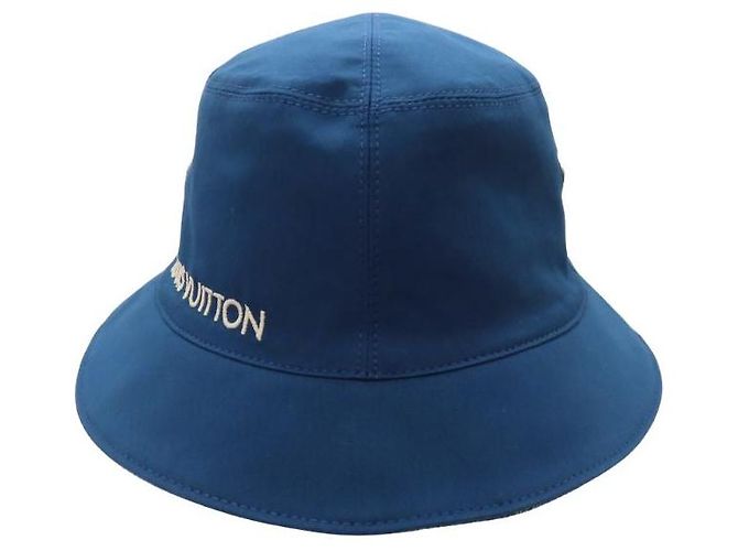 Louis Vuitton Monogram Bucket Hat Denim Blue - view 3
