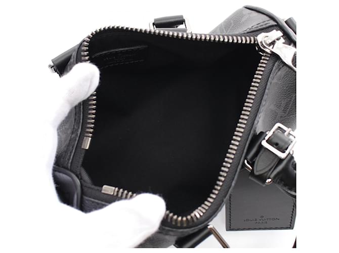 Louis Vuitton Keepall XS Monogram Eclipse Handbag M45947 Black - view 3