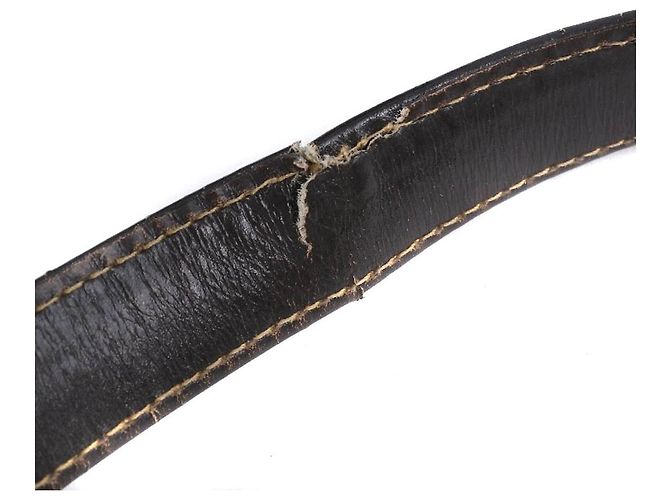 Gucci Vintage Leder Schultertasche Braun - Ansicht 10