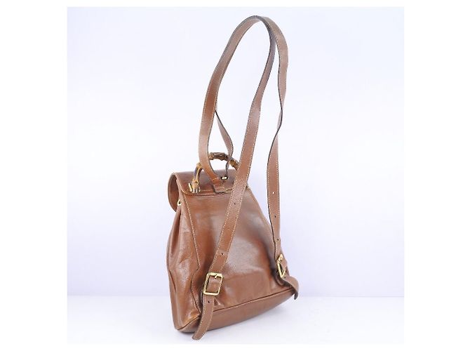 Gucci Bamboo Kalbsleder Rucksack Braun - Ansicht 3