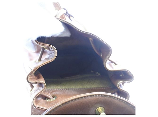 Gucci Bamboo Kalbsleder Rucksack Braun - Ansicht 6
