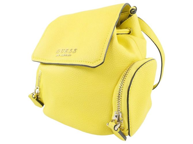 Autre Marque Zaino in pelle gialla unisex Giallo - vista 2