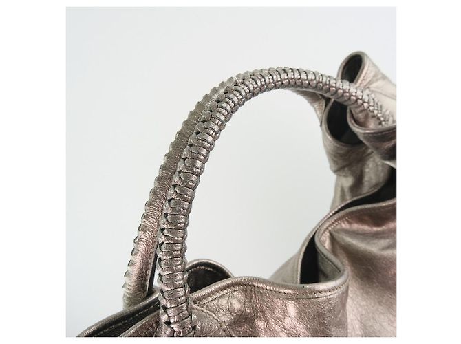 Borsa in pelle gunmetal da donna Salvatore Ferragamo - vista 4