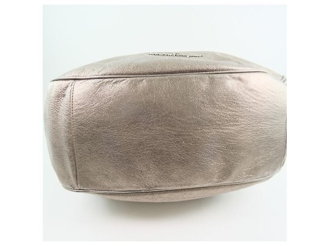 Borsa in pelle gunmetal da donna Salvatore Ferragamo - vista 7