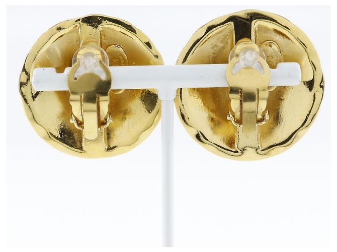 Chanel Coco Mark Ohrringe vergoldet Vintage Golden - Ansicht 3