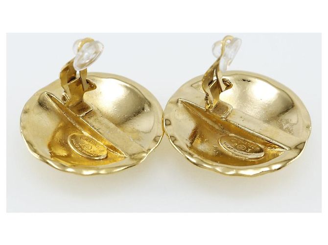 Chanel Coco Mark Ohrringe vergoldet Vintage Golden - Ansicht 5