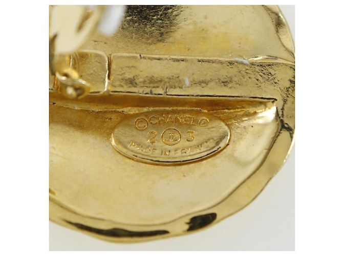 Chanel Coco Mark Ohrringe vergoldet Vintage Golden - Ansicht 6