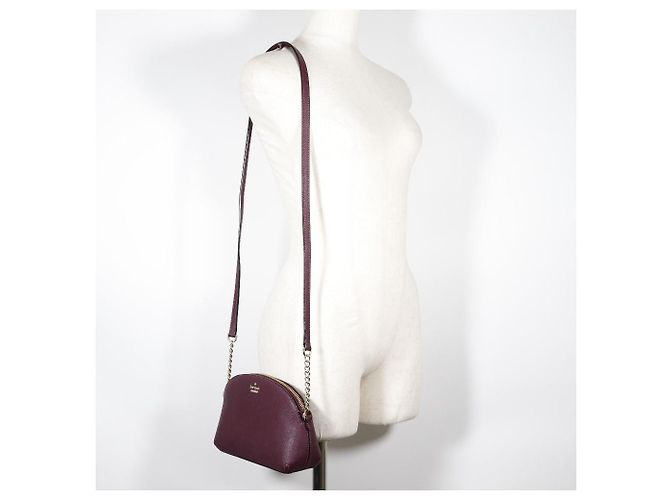 Borsa a spalla in pelle Kate Spade Cameron Street Hilli Rosso - vista 7