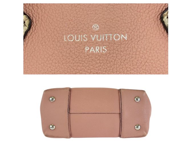 Bolsa Tote de couro de python Lockit PM da Louis Vuitton Rosa - vista 4