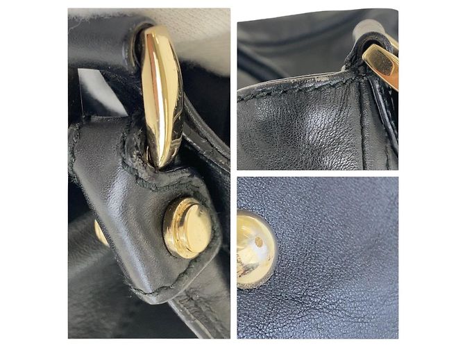 Borsa a spalla Abby in pelle di Gucci Nero - vista 3
