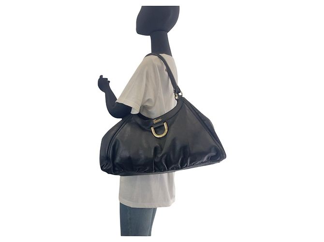 Borsa a spalla Abby in pelle di Gucci Nero - vista 6