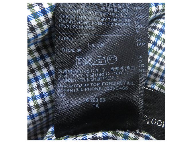 Tom Ford Karohemd aus Baumwolle Mehrfarbig - Ansicht 14