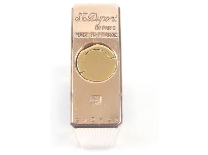 Autre Marque Dupont Lacquer Roller Gas Lighter Gold Green Golden - view 2