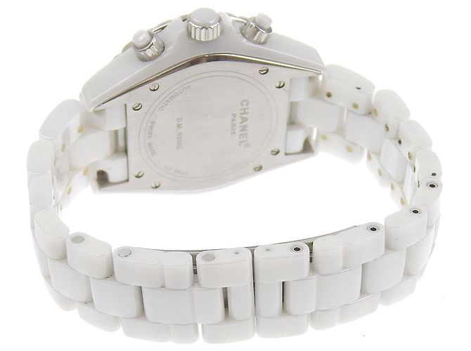 Chanel J12 Watch White Ceramic Diamond Automatic H1008 - view 4
