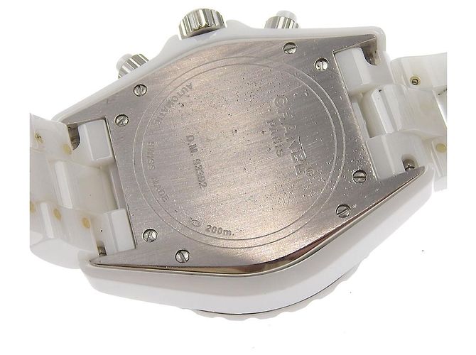 Chanel J12 Watch White Ceramic Diamond Automatic H1008 - view 5