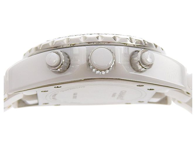 Chanel J12 Watch White Ceramic Diamond Automatic H1008 - view 6
