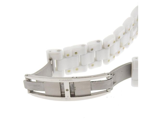 Chanel J12 Watch White Ceramic Diamond Automatic H1008 - view 8