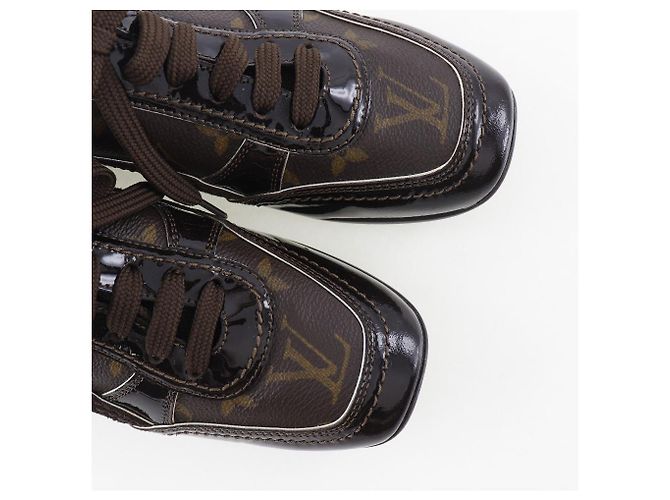 Sneaker Monogram Louis Vuitton Marrone - vista 4