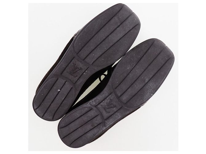 Sneaker Monogram Louis Vuitton Marrone - vista 5