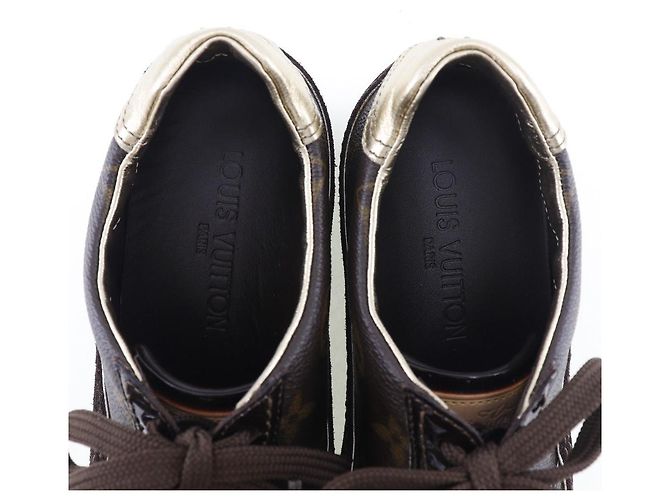 Sneaker Monogram Louis Vuitton Marrone - vista 6