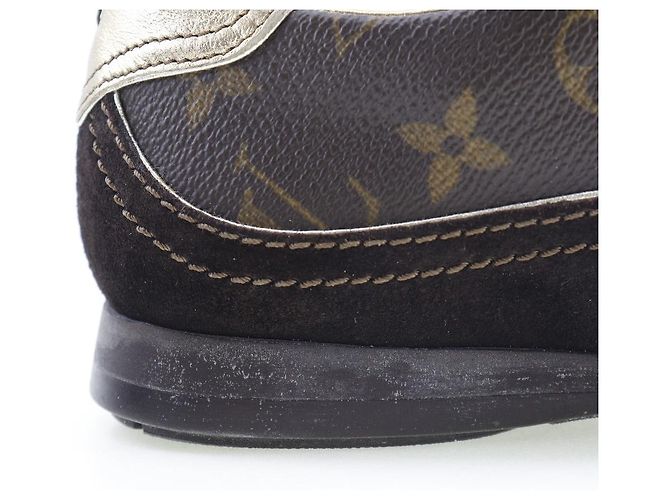 Sneaker Monogram Louis Vuitton Marrone - vista 8