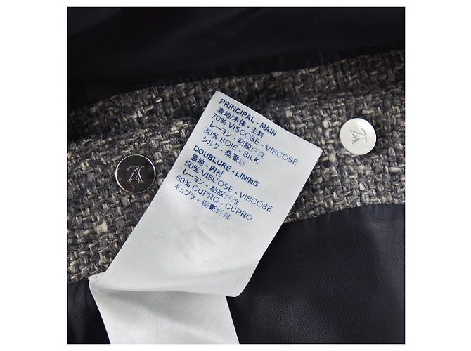Rayon Seiden Cupro Rock von Louis Vuitton Braun - Ansicht 7