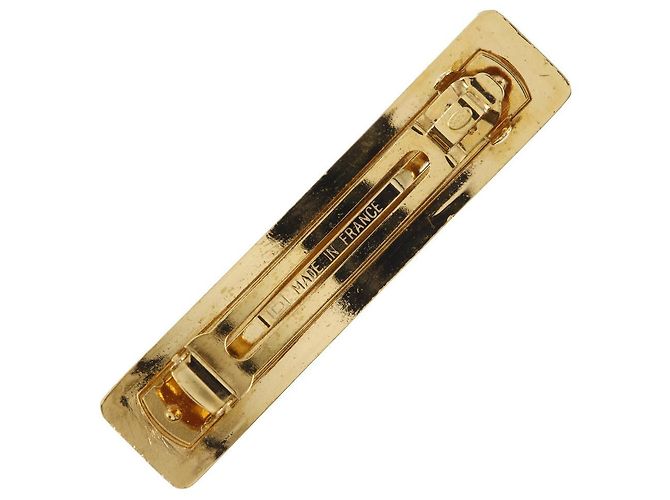 Fermaglio per capelli placcato oro Chanel 97A D'oro - vista 2