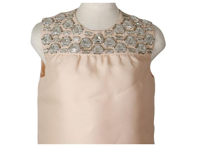 Prada Polyesterkleid in Pink Beige - Ansicht 2