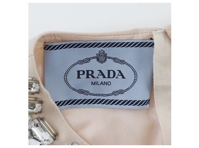 Prada Polyesterkleid in Pink Beige - Ansicht 9