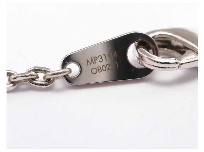 Collier Vivienne Louis Vuitton en acier inoxydable Argenté - vue 2