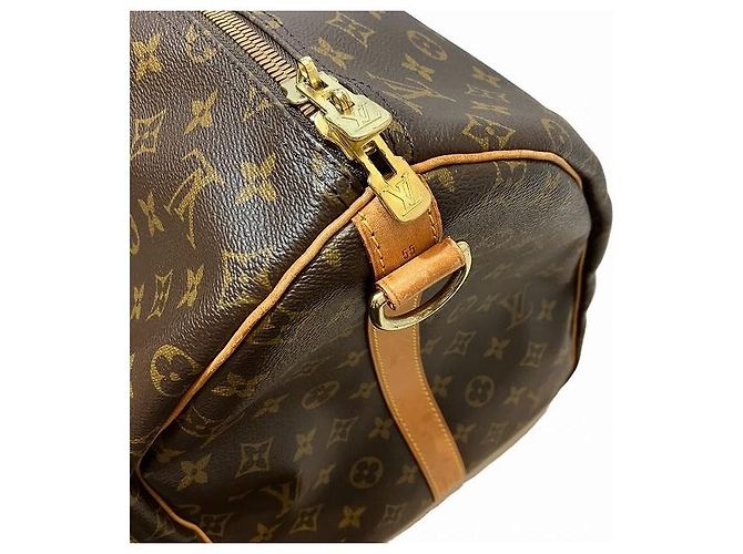 Borsa da viaggio Louis Vuitton Keepall Bandouliere 55 M41414 Marrone - vista 4