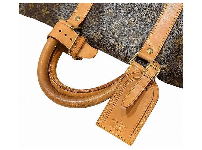 Borsa da viaggio Louis Vuitton Keepall Bandouliere 55 M41414 Marrone - vista 8