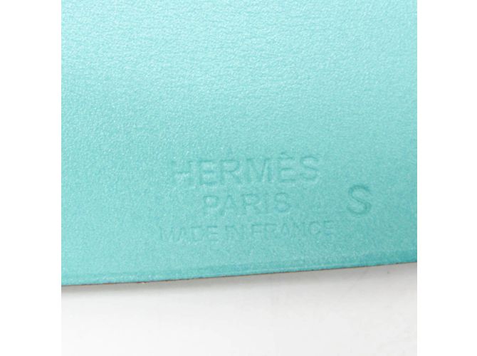 Hermès Clochette Schlüsselring Anhänger Halskette Grün - Ansicht 8