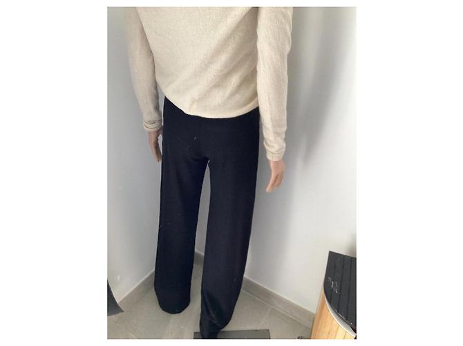 Autre Marque Balenciaga Hose aus schwarzer Wolle - Ansicht 3