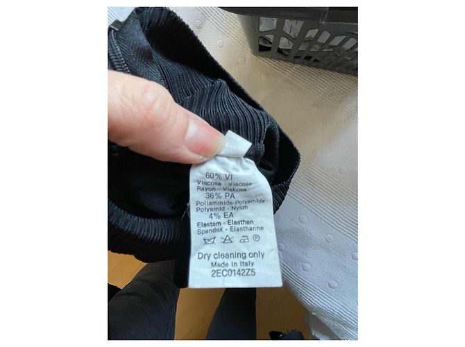 Body Alaïa Negro Estilo Neopreno Cuello Alto - vista 10