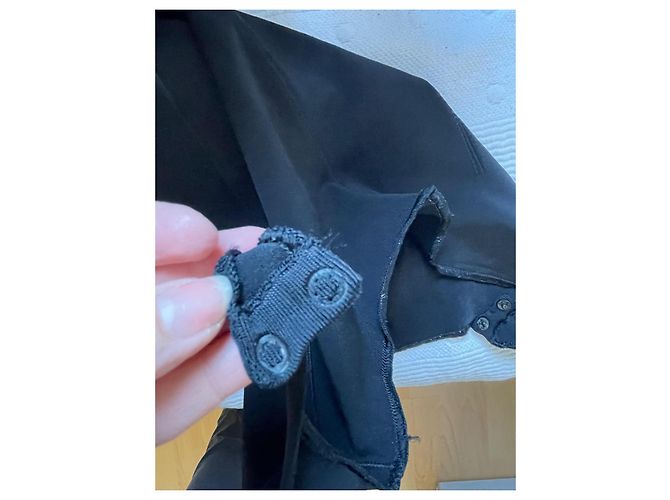 Body Alaïa Negro Estilo Neopreno Cuello Alto - vista 7