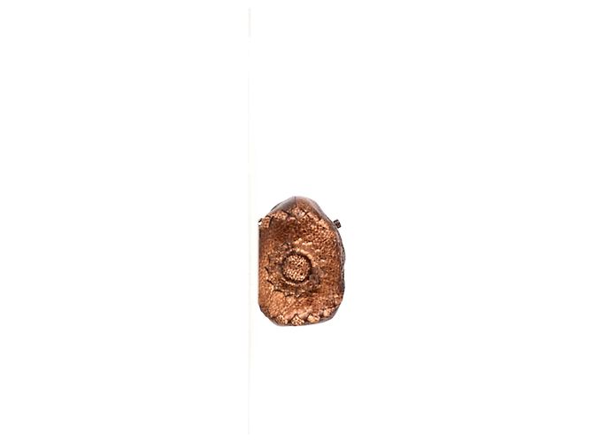 Borsa a sacchetto Bottega Veneta in pelle Cervo bronzo Metallico - vista 16