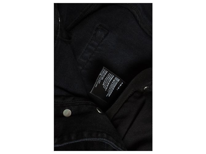Amiri jeans neri strappati - vista 7