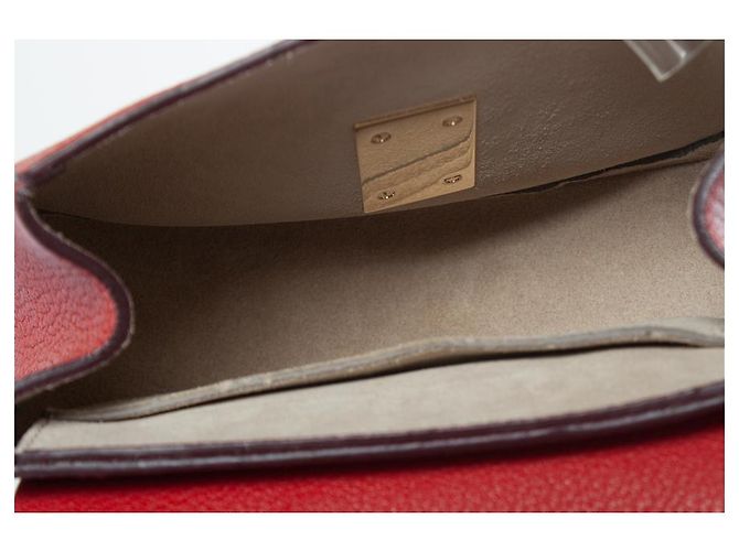Borsa Drew Chloé in pelle rossa Rosso - vista 9