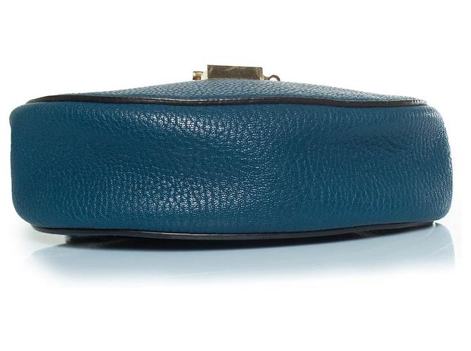 Bolso Drew de cuero azul Chloé - vista 6